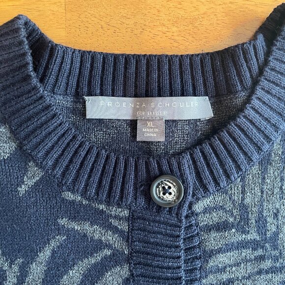 Vintage Proenza Schouler for Target Tropical-Print jacquard cardigan - Picture 3 of 10